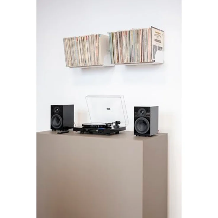 Pro-Ject Jukebox E1 OM5e Platenspeler Ingebouwde Versterker 2x25w - Pianolak (Manuell), Plattenspieler, Schwarz – Bild 7