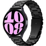 Spigen Modern Fit Armband kompatibel mit Galaxy Watch 6 Classic 47/43mm | 6 44/40mm | 5 Pro 45mm | 5 4 44mm 40mm| Galaxy Watch 4 Classic 46mm 42mm | Galaxy Watch 3 41mm | Galaxy Watch Active - Schwarz