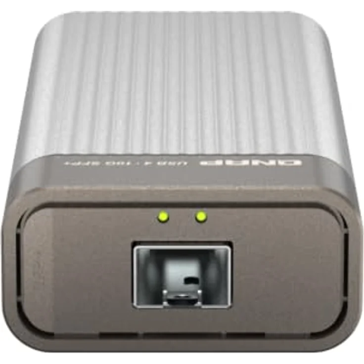 QNAP USB 4 Type-C zu 1 x 10GbE SFP+ NAS-Server, silber, 10.000 Mbit/s Datenübertragungsrate – Bild 3