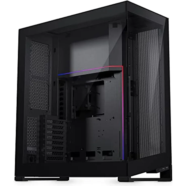 Phanteks NV-Serie NV7 E-ATX-Gehäuse, gehärtetes Glas, D-RGB - schwarz