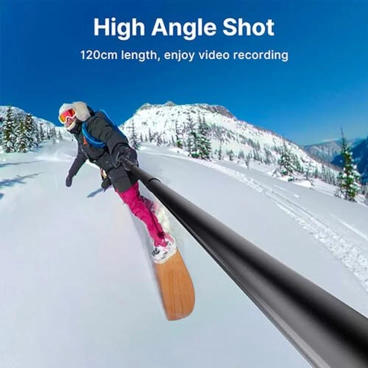 Ulanzi MT 58, Erweiterbarer Selfie Stick für GoPro/Insta360/DJI, 29.5 - 121 cm Länge – Bild 5
