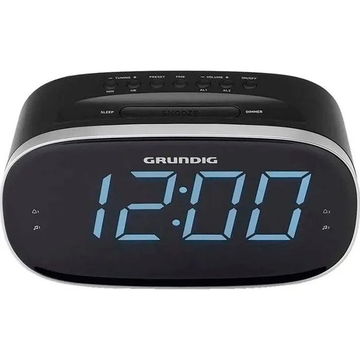 Grundig Sonoclock 3100 Uhrenradio (2 W) mit LED-Display und USB-Anschluss, Schwarz – Bild 1