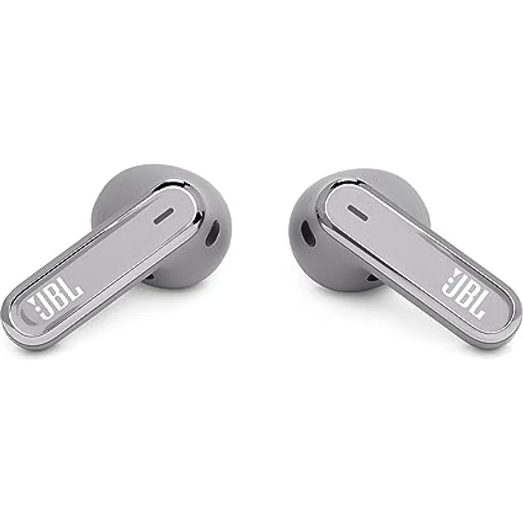 JBL Live Flex – In-Ear-Bluetooth-Kopfhörer mit 40 Stunden Akkulaufzeit – Geräuschunterdrückung und wasserdicht – Silver – Bild 2