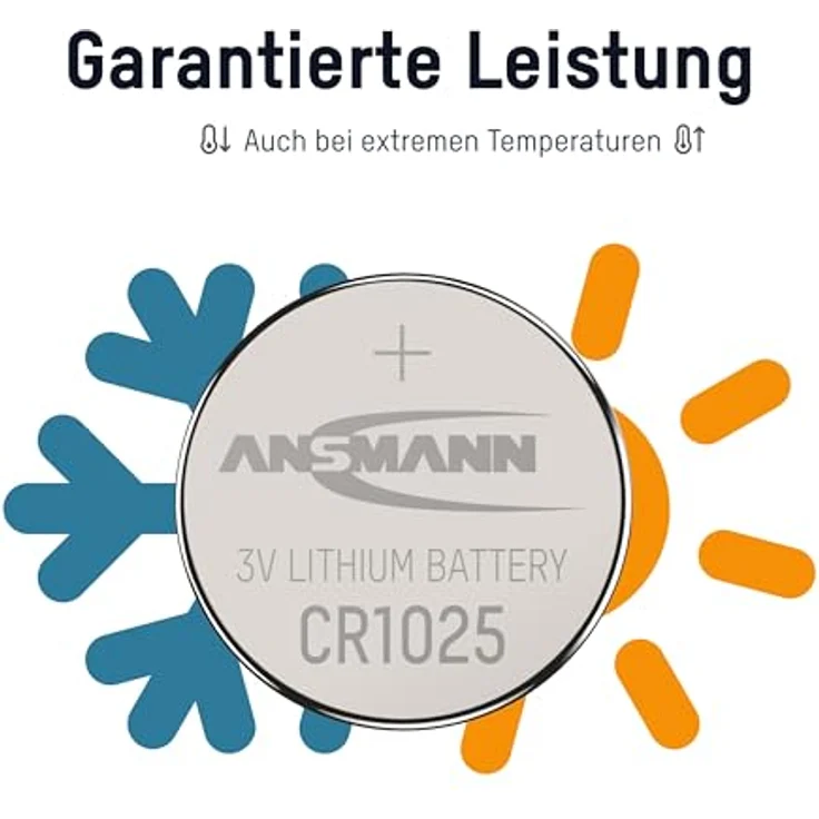 ANSMANN 1516-0005 Knofpzelle Batterie Lithium CR 1025 - 3V – Bild 5