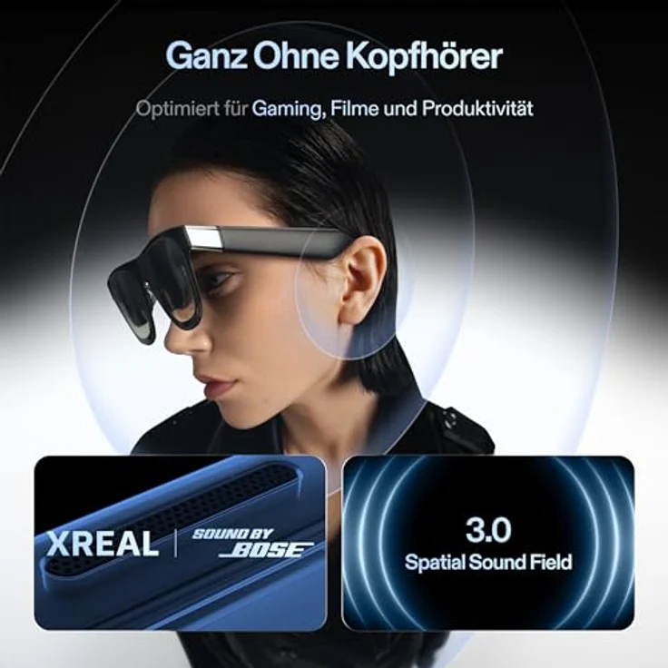 Xreal One Pro-L AR-Brille, Micro-OLED Display, USB-C, bis zu 310", schwarz – Bild 7