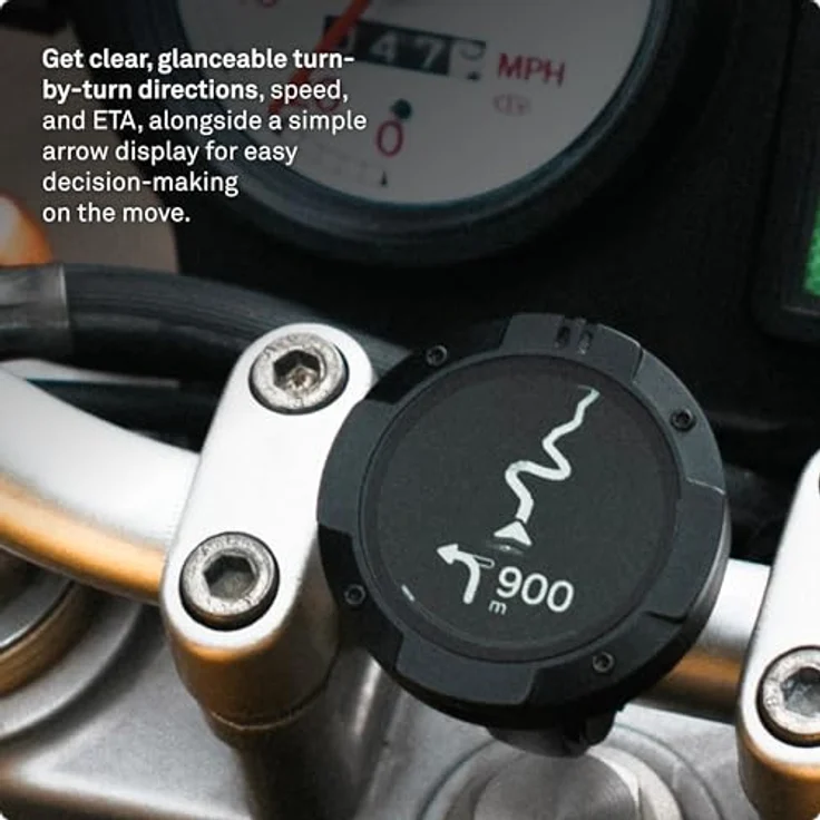 Beeline Moto Anniversary Edition Navigationssystem, GPS mit hochauflösendem IPS-TFT Farbdisplay und kartenbasierter Turn-by-Turn-Navigation – Bild 3