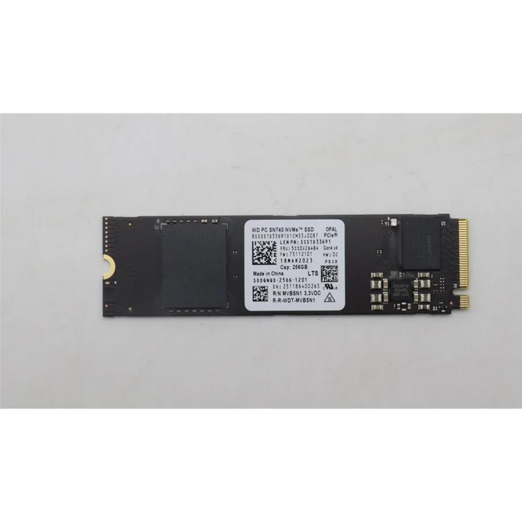 Lenovo SSD ASM 256 GB M.2 2280, PCIe 4x4 NVMe Solid State Drive mit TLC-NAND-Technologie