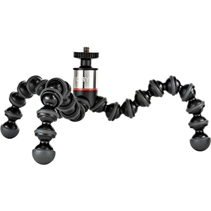 JOBY JB01502-BWW GorillaPod 500 flexibles Ministativ (mit integriertem Kugelkopf für kompakte und 360-Grad-Kameras, Traglast bis zu 500 g) – Bild 4