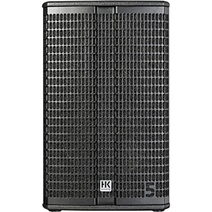 hk Audio Linear 5 MKII 112 XA, Aktiver 12-Zoll PA-Lautsprecher mit Class-D-Verstärker und 10-Band-EQ, Schwarz