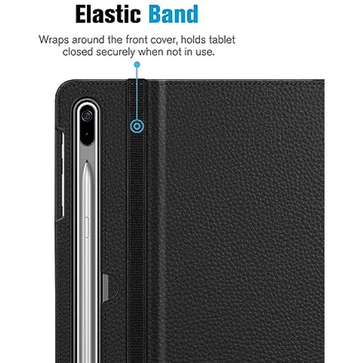 Fintie Tablet-Hülle für Samsung Galaxy Tab S8 Plus 2022/S7 FE 2021/S7 Plus 2020 12.4 Zoll, Multi-Winkel Folio Schutzhülle mit S Pen Halter, Dokumentschlitze und Auto Schlaf/Wach Funktion in verschiedenen Farben – Bild 7