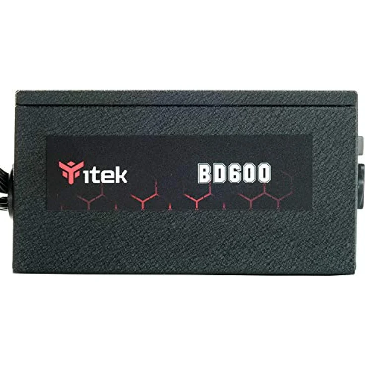 iTek BD600 Netzteil 600 Watt, HDB Hydraulic Dynamic Bearing, Aktiver PFC-Schutz, 80 Plus Bronze Zertifizierung, DC to DC Switching Konverter, schwarzes Gehäuse – Bild 4