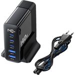 Toocki Toocki Charger 3C 2A Gan 140W Black, Ladegerät für Laptops, Tablets, Handys, u.v.m.