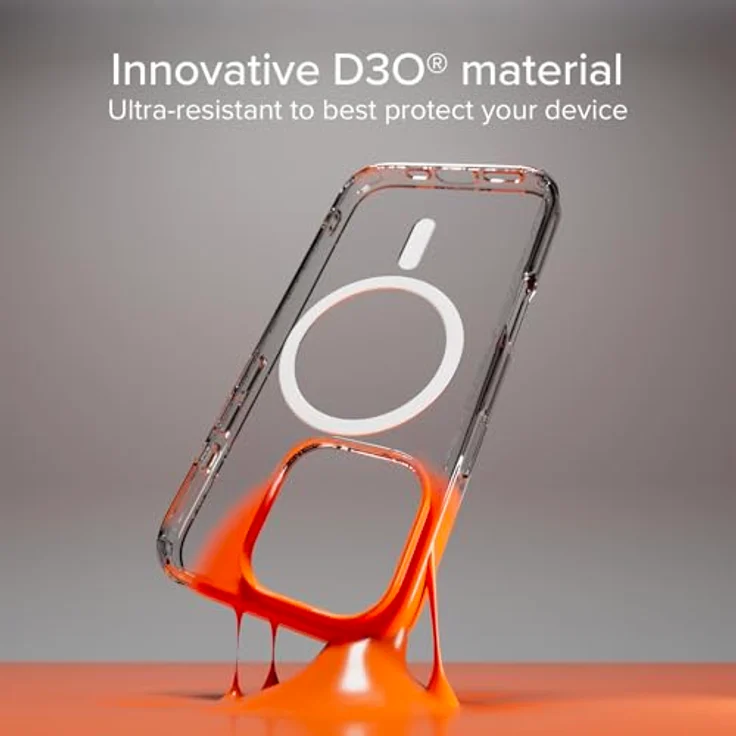 SBS Schutzhülle (Apple iPhone 16 Pro), D3O-Technologie, transparent, MagSafe-kompatibel – Bild 8