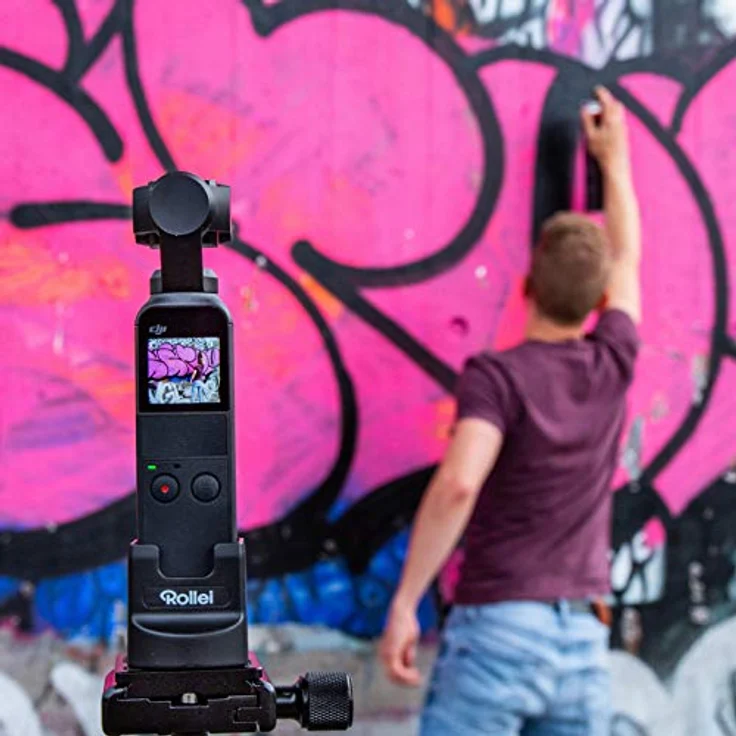 Rollei DJI Osmo Pocket Zubehör Set Starter I Mini-Stativ, GoPro Adapter, WLAN Modul Adapter & Stativ Adapter – Bild 6