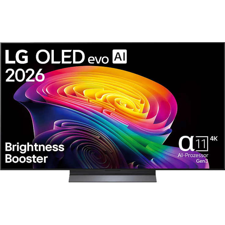LG OLED55C67LA OLED evo TV C6, 55 Zoll 4K SMART TV mit alpha 11 Gen3 Prozessor und Dolby Vision