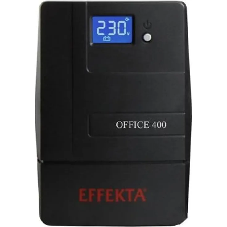 Effekta Office 400, Line-interaktive USV 400VA 240W mit Mikroprozessorsteuerung und automatischer Spannungsregelung