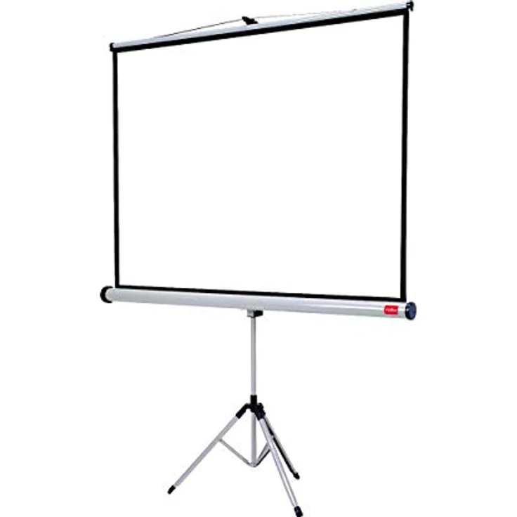 Nobo Leinwand mit Dreibeinstativ für Heimkino-Gaming-Streaming 4:3 Bildseitenformat (2000x1513mm) – Bild 2