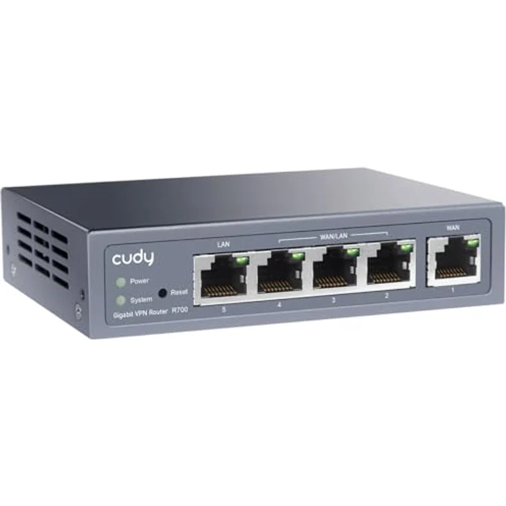 Cudy R700 Gigabit Mehrfach Wan VPN Router, SMB Router, Lastausgleich, Pptp L2tp WireGuard OpenVPN IPsec – Bild 1