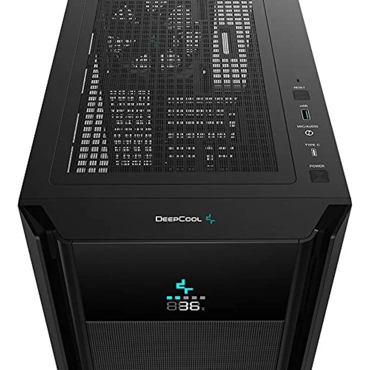 Deepcool CH510 PC-Gehäuse, mittelgroß, Mesh Digital (schwarz) – Bild 5
