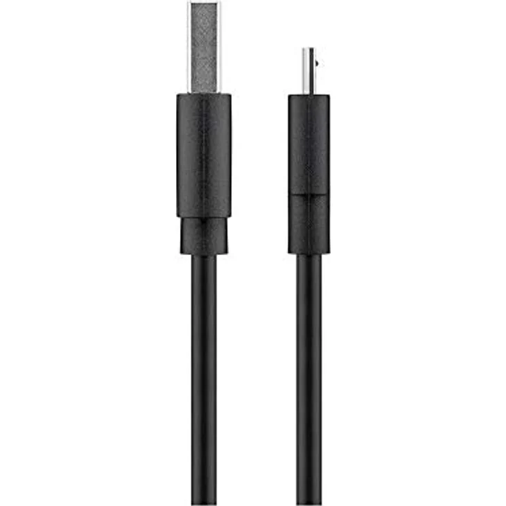 Wentronic Goobay - USB-Kabel - Micro-USB Type B (S) bis USB (S) - 3 A - 1,0m - Schwarz (72227) – Bild 3