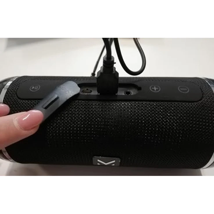 Majestic Cosmos Bluetooth-Lautsprecher, wiederaufladbar, USB, Micro SD, AUX-IN, Schwarz – Bild 4