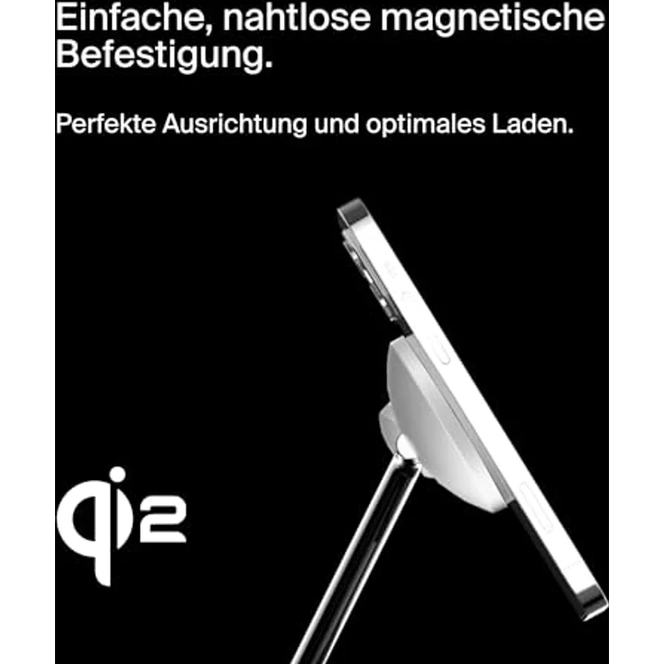Belkin BoostCharge Pro kabelloses 3-in-1-Ladegerät mit Qi2 für iPhone 15, 14, 13 und 12 sowie Apple Watch und AirPods, induktive Ladestation kompatibel mit MagSafe (bis zu 15 W) - Weiß – Bild 5