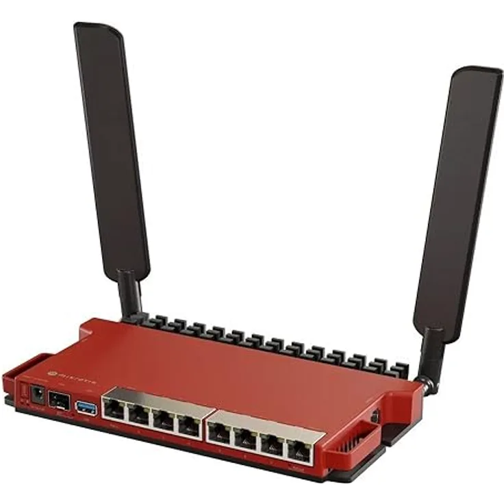 MikroTik L009UiGS-2HaxD-IN Routeur Sans Fil Gigabit Ethernet Monobande (2,4 GHz) Rouge