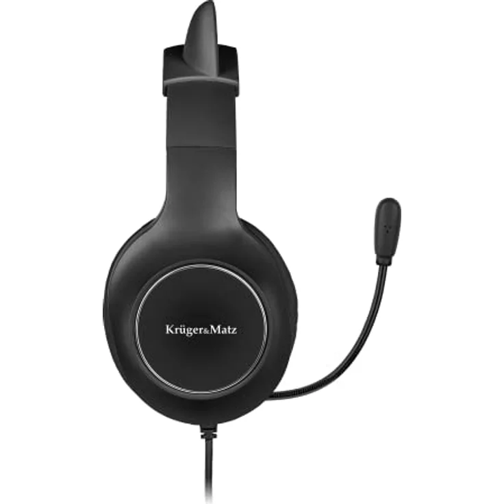 Krüger&Matz Gamer Kids KM0659, Over-Ear Gaming-Kopfhörer mit Mikrofon und AUX-Eingang, schwarz – Bild 4
