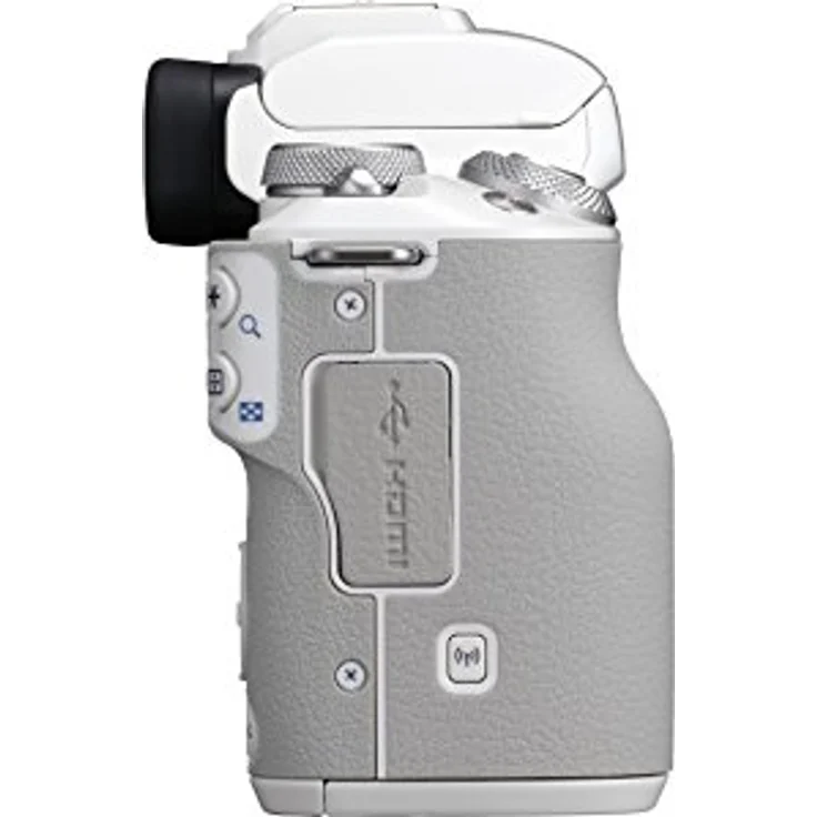 Canon EOS M50 spiegellose Systemkamera (24,1 MP, dreh- und schwenkbares 7,5 cm (3 Zoll) Touchscreen LCD-Display, APS-C CMOS-Sensor, Digic 8, 4K Video, OLED EVF, WLAN, Bluetooth) Gehäuse, weiß – Bild 8
