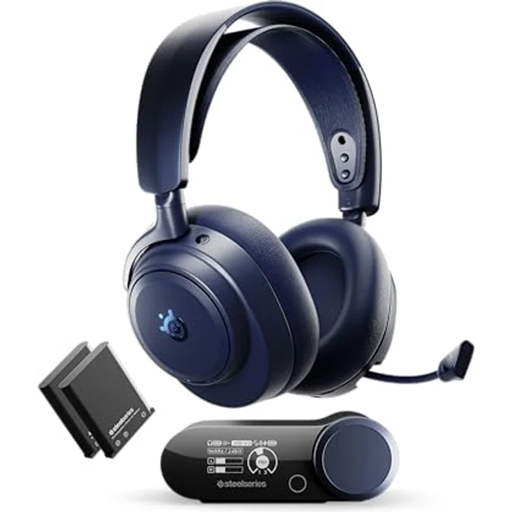 STEELSERIES Arctis Nova Pro Omni, Over-ear Gaming-Headset Bluetooth Blau – Bild 14