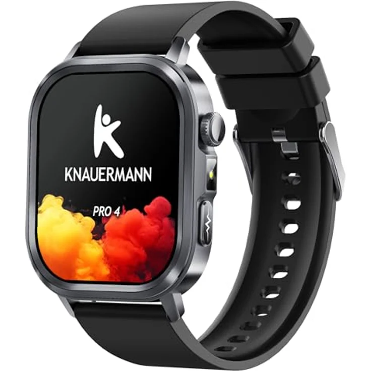 Knauermann PRO 4 (2026) (47 mm), Smartwatch mit AMOLED-Display, Gesundheits- und Fitnessfunktionen, bis zu 30 Tage Akkulaufzeit – Bild 1