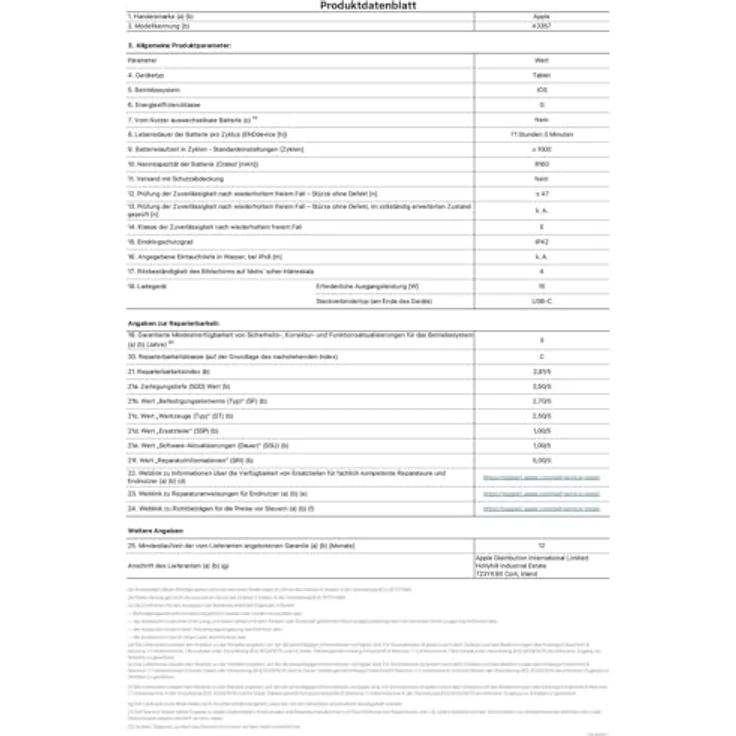 Apple iPad Pro 11" (2025) Wi-Fi 512GB Space Schwarz – M5 Chip, Ultra Retina XDR Display, Modell MDWM5TY/A – Bild 7