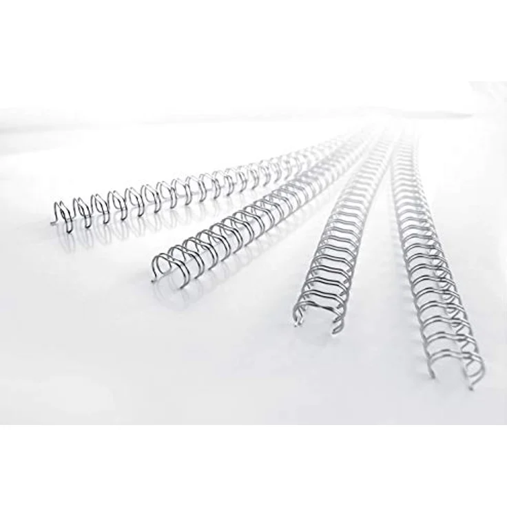 GBC WireBind Drahtbinderücken, 100 Stück, 12.5mm, weiß - Für dauerhaft gebundene Geräte, mit hochwertigem Finish – Bild 5