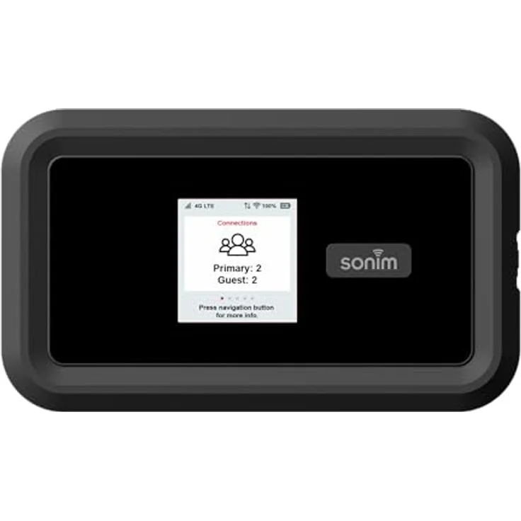 SONIM Zenith H100, 4G Mobiler Hotspot mit LTE Cat-13, 32 gleichzeitigen Verbindungen und Farbbildschirm – Bild 1