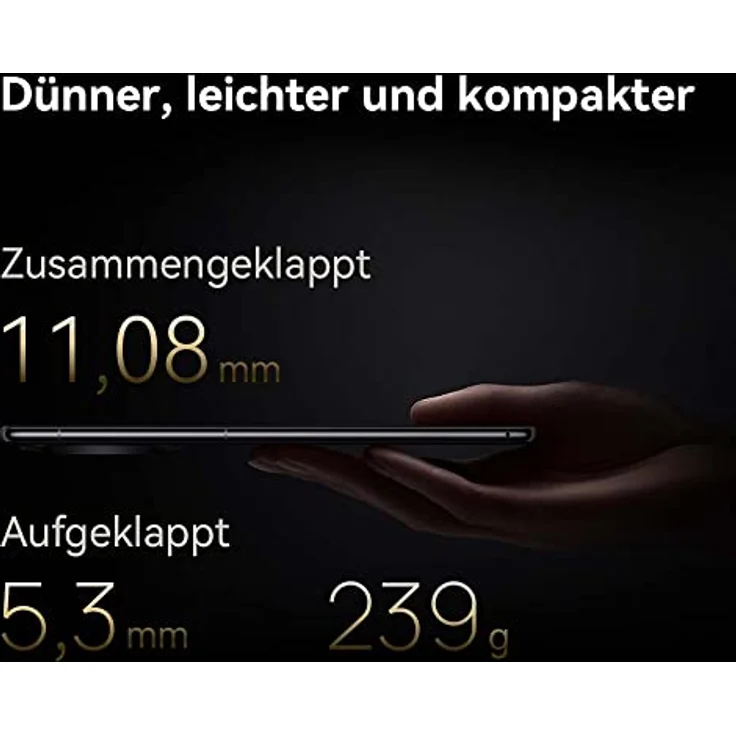 HUAWEI Mate X3, schlankes, leichtes, klappbares Quad-Curve Design, 12GB + 512GB, Robustes Kunlun Glass, Ultra Vision XMAGE-Kamera, dunkelgrün – Bild 3