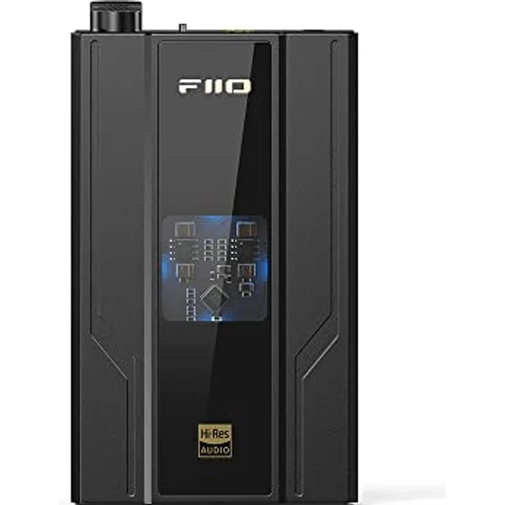 FiiO JadeAudio Q11, DAC Kopfhörerverstärker mit DSD256, PCM 32bit/384kHz, 650 mW Ausgangsleistung, 3,5 mm und 4,4 mm Ausgänge, Schwarz – Bild 1