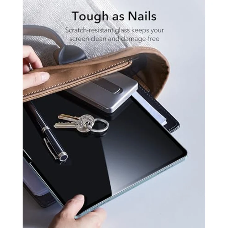 ESR Panzerglas für iPad Air 11 Zoll M3/M2 (7./6. Generation, 2025/2024) – 2er Pack, 9H Härte, kratzfest, blasenfrei, HD-Klarheit, kompatibel mit Pencil (USB-C)/Pro – Bild 4