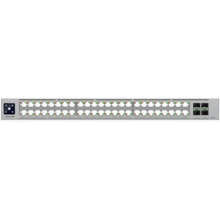 Ubiquiti Enterprise Switch UniFi ECS-48-PoE, 52 Ports, vollständig verwalteter Netzwerk Switch mit 48 PoE-Ports, grau – Bild 1
