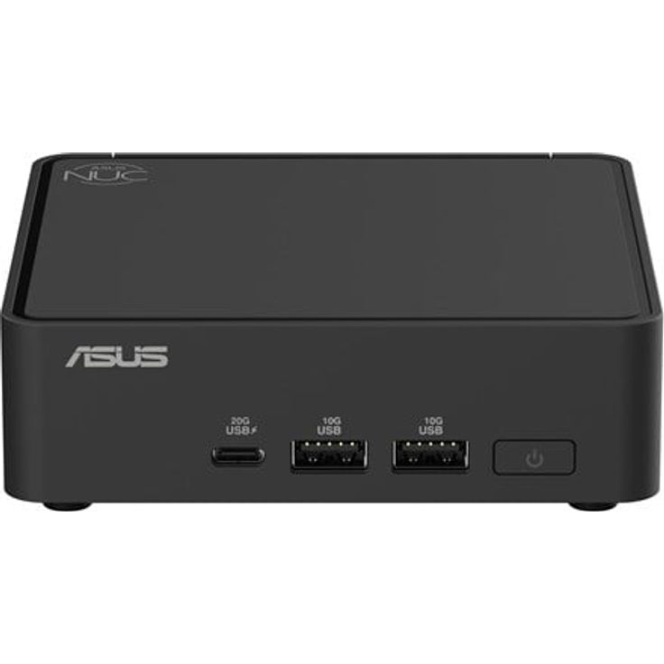 ASUS NUC RNUC15CRKU5063C2, Mini PC mit Intel Core Ultra 5 225H, 16 GB DDR5-RAM, 512 GB SSD, Windows 11 Pro, schwarz