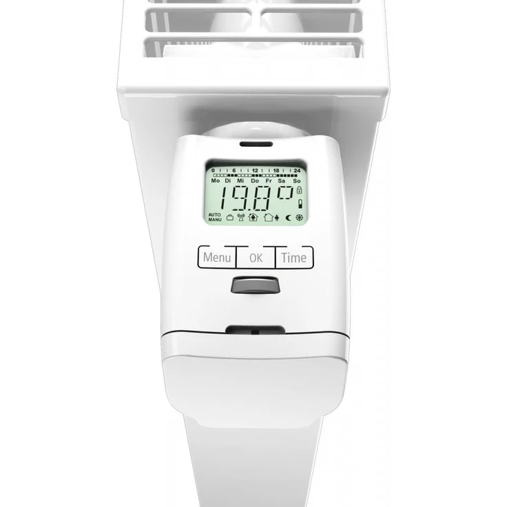 Olympia IOIO HT 2000 Elektronischer Heizkörperthermostat, 2 Stück, weiß (73032/2) – Bild 3