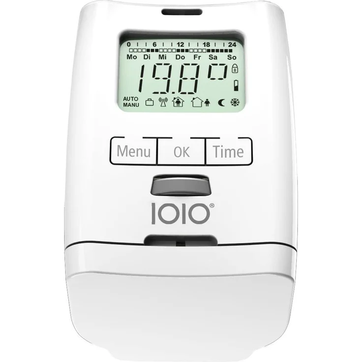 Olympia IOIO HT 2000 Elektronischer Heizkörperthermostat (Energiesparregler) mit Zeitschaltuhr, weiß (51008087) – Bild 1