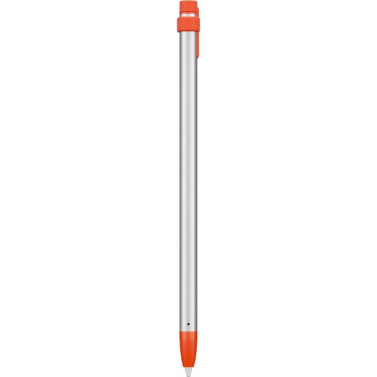 Logitech Crayon Digitaler Zeichenstift, Pixelgenau, Für alle ab 2018 veröffentlichten iPads, Anmerkungen & Zeichnungen, Apple Pencil Technologie, Handballenerkennung, 1.2 m Sturzschutz - Grau-Orange – Bild 8
