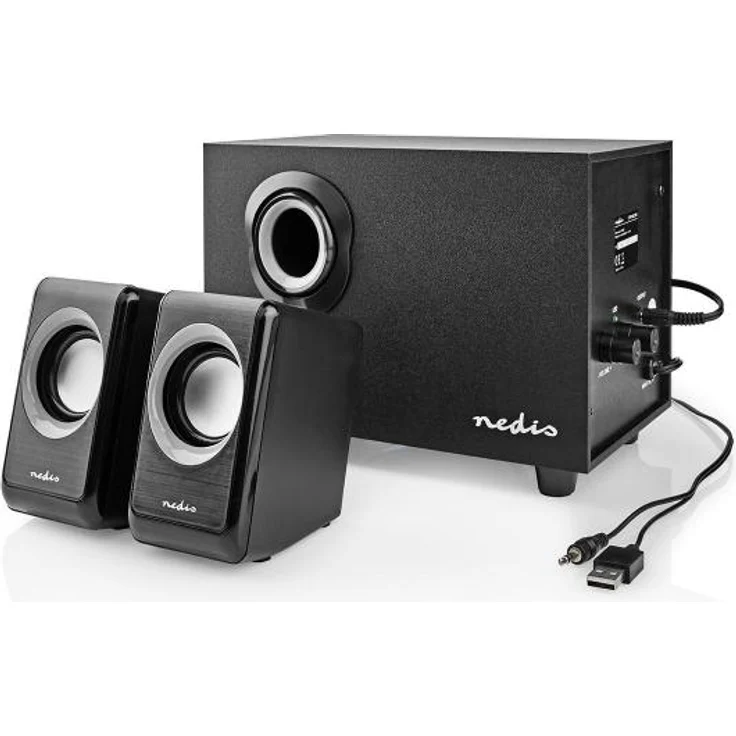 NEDIS PC-Lautsprecher | 2.1 | 33 W | 3,5-mm-Buchse – Bild 2