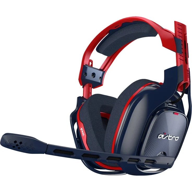 ASTRO A40 TR Gaming-Headset, X-Edition, ASTRO Audio V2, 3,5 mm Klinke, Austauschbares Mikrofon, Lautsprecher Tags, Leichtgewicht, Mod-Kit Kompatibel, PC-Mac-Laptop-Xbox One-PS4 - schwarz-rot – Bild 9