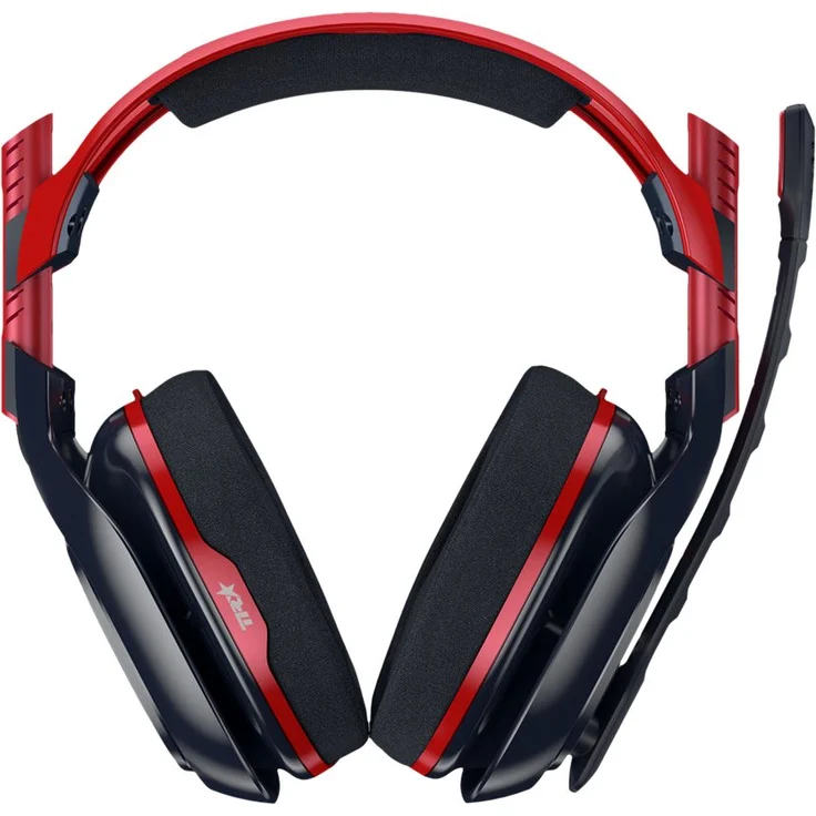 ASTRO A40 TR Gaming-Headset, X-Edition, ASTRO Audio V2, 3,5 mm Klinke, Austauschbares Mikrofon, Lautsprecher Tags, Leichtgewicht, Mod-Kit Kompatibel, PC-Mac-Laptop-Xbox One-PS4 - schwarz-rot – Bild 5