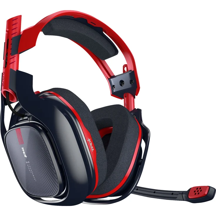 ASTRO A40 TR Gaming-Headset, X-Edition, ASTRO Audio V2, 3,5 mm Klinke, Austauschbares Mikrofon, Lautsprecher Tags, Leichtgewicht, Mod-Kit Kompatibel, PC-Mac-Laptop-Xbox One-PS4 - schwarz-rot – Bild 2