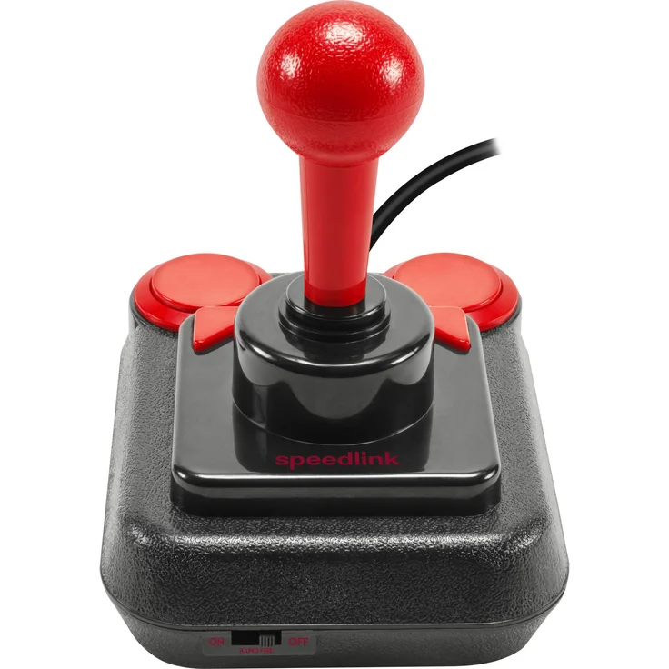 Speedlink COMPETITION PRO Extra USB Joystick - Anniversary Edition, Retro-Arcade-Stick für PC und Android Geräte - schwarz-rot – Bild 3