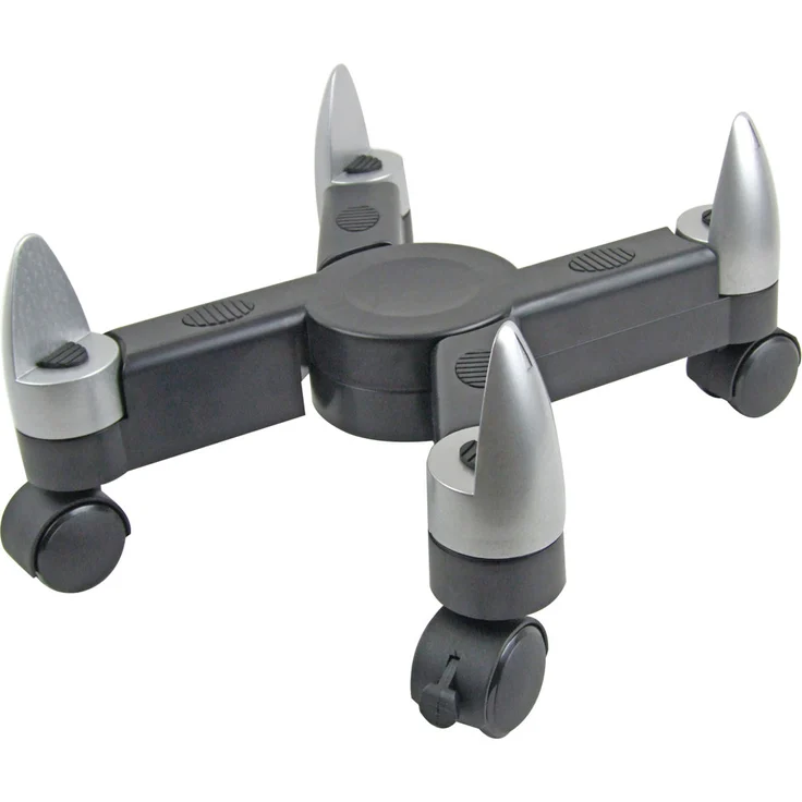 Fellowes Office Suites CPU X Stand - Turmständer für Systemgehäuse - Schwarz, Silber (8039001) – Bild 2