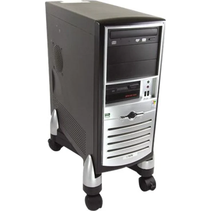 Fellowes Office Suites CPU X Stand - Turmständer für Systemgehäuse - Schwarz, Silber (8039001) – Bild 5