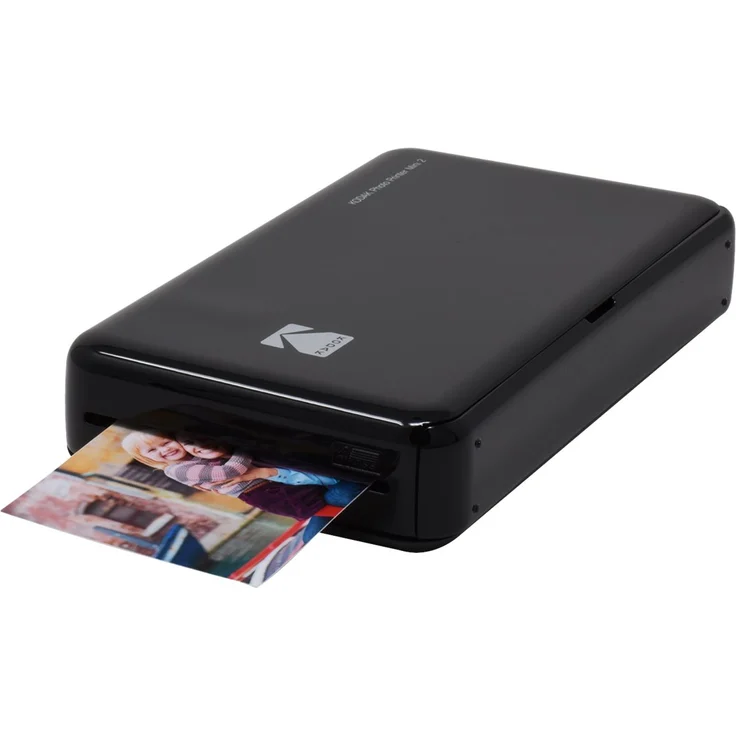 Kodak Mini 2 HD Wireless Mobile Instant Fotodrucker w - 4 Pass patentierte Drucktechnologie (Schwarz) - Kompatibel mit iOS & Android-Geräte - Echte Tinte in Einem Instant – Bild 8